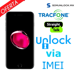 Liberar / Desbloquear iPhone Straight Talk / Tracfone ( Hasta 7 Plus y SE ) por IMEI
