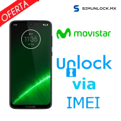 Liberar / Desbloquear Moto G7 Plus Movistar por IMEI