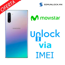 Liberar / Desbloquear Samsung Galaxy Note 10 Movistar por IMEI