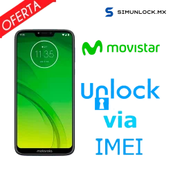 Liberar / Desbloquear Moto G7 Play Movistar por IMEI