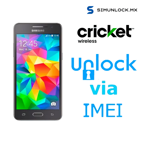 Liberar / Desbloquear Samsung Galaxy Grand Prime Cricket por IMEI