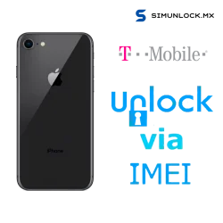 Liberar / Desbloquear iPhone 8 T-Mobile USA por IMEI (Limpios o financiados)