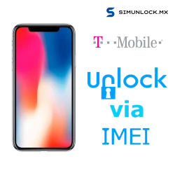 Liberar / Desbloquear iPhone X T-Mobile USA por IMEI (Limpios o financiados)
